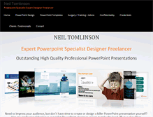 Tablet Screenshot of neiltomlinson.com